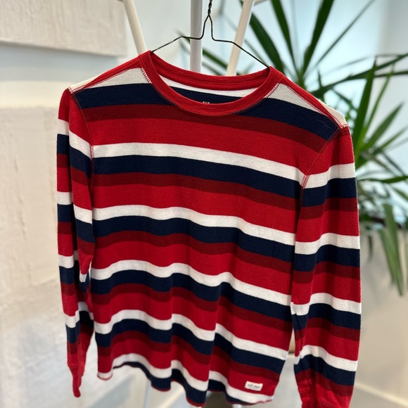 Boys Youth Long Sleeve Waffle Knit - Picture 1 of 3